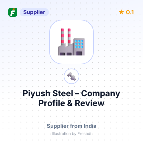 Piyush Steel – summary card, no photo uploaded yet
