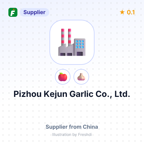 Pizhou Kejun Garlic Co., Ltd.  – summary card, no photo uploaded yet