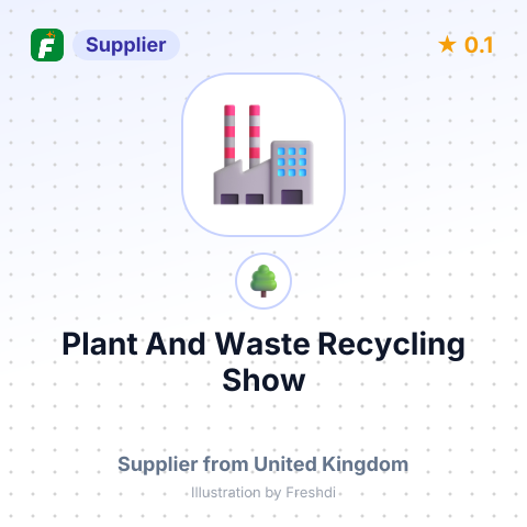 Plant And Waste Recycling Show – summary card, no photo uploaded yet