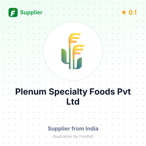 Plenum Specialty Foods Pvt Ltd  – summary card, no photo uploaded yet