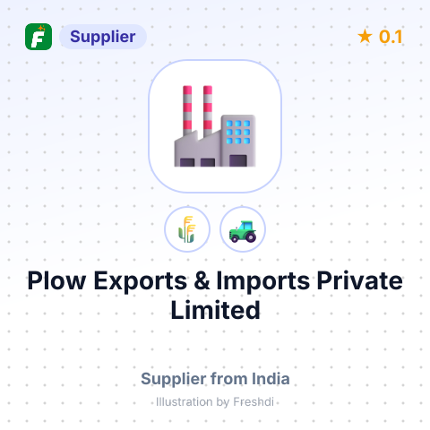 Plow Exports & Imports Private Limited  – summary card, no photo uploaded yet