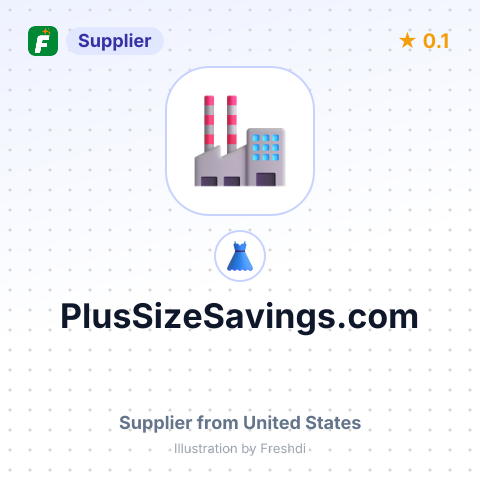 PlusSizeSavings.com – summary card, no photo uploaded yet