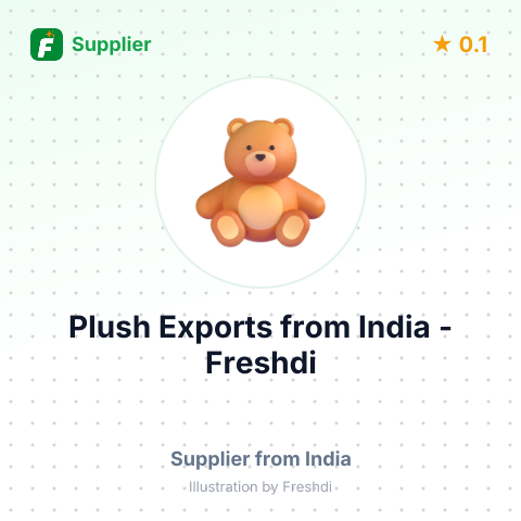 Plush Exports  – summary card, no photo uploaded yet