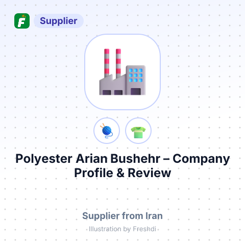 Polyester Arian Bushehr – summary card, no photo uploaded yet