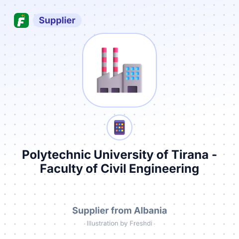 Polytechnic University of Tirana - Faculty of Civil Engineering – summary card, no photo uploaded yet