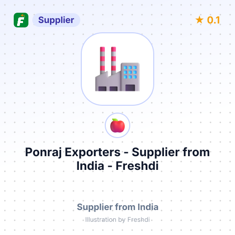 Ponraj Exporters  – summary card, no photo uploaded yet
