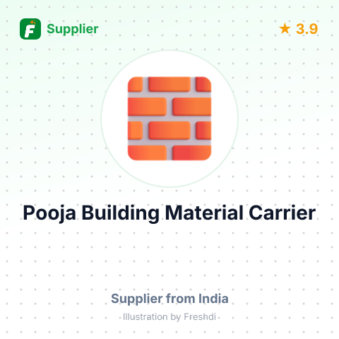 Pooja Building Material Carrier – summary card, no photo uploaded yet