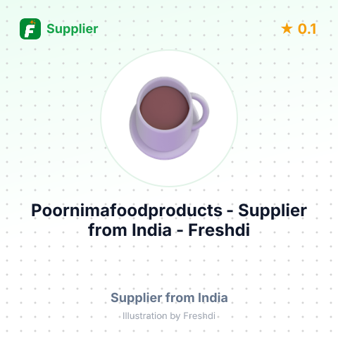 Poornimafoodproducts  – summary card, no photo uploaded yet