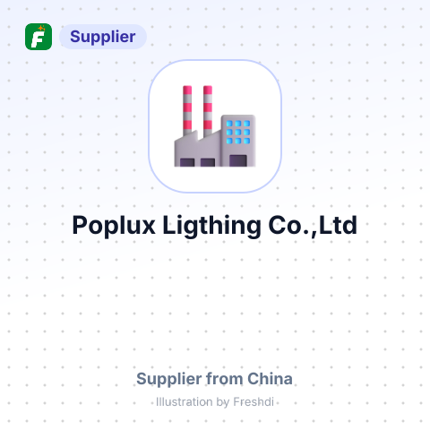 Poplux Ligthing Co.,Ltd – summary card, no photo uploaded yet