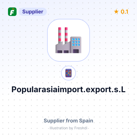 Popularasiaimport.export.s.L – summary card, no photo uploaded yet