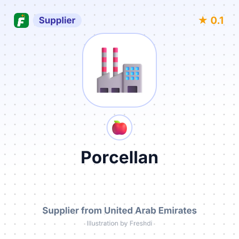 Porcellan  – summary card, no photo uploaded yet