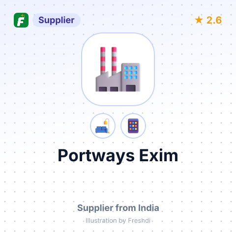 Portways Exim – summary card, no photo uploaded yet