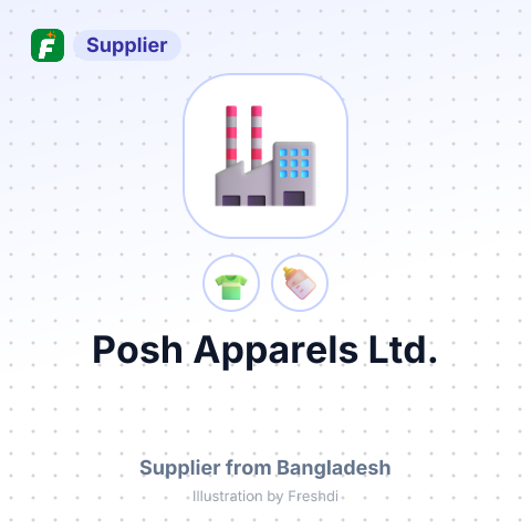 Posh Apparels Ltd. – summary card, no photo uploaded yet