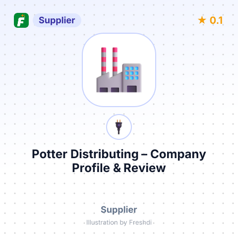 Potter Distributing – summary card, no photo uploaded yet