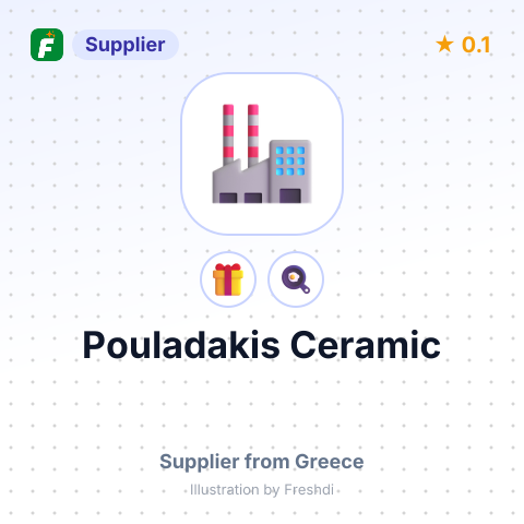 Pouladakis Ceramic – summary card, no photo uploaded yet