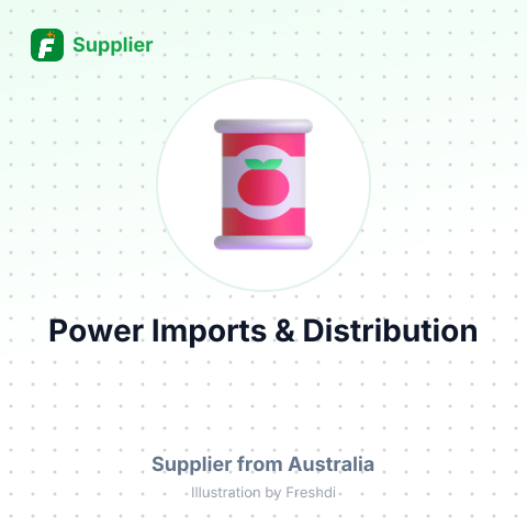 Power Imports & Distribution – summary card, no photo uploaded yet