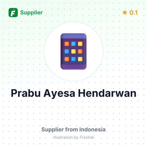 Prabu Ayesa Hendarwan  – summary card, no photo uploaded yet