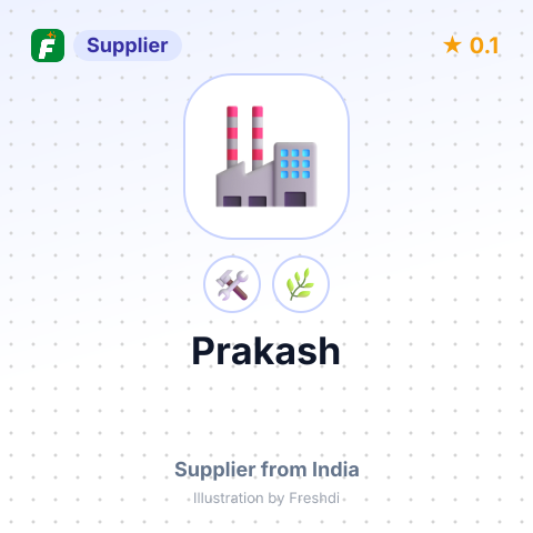 Prakash  – summary card, no photo uploaded yet