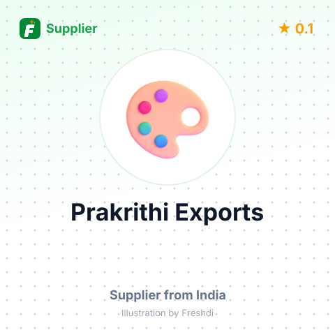Prakrithi Exports  – summary card, no photo uploaded yet