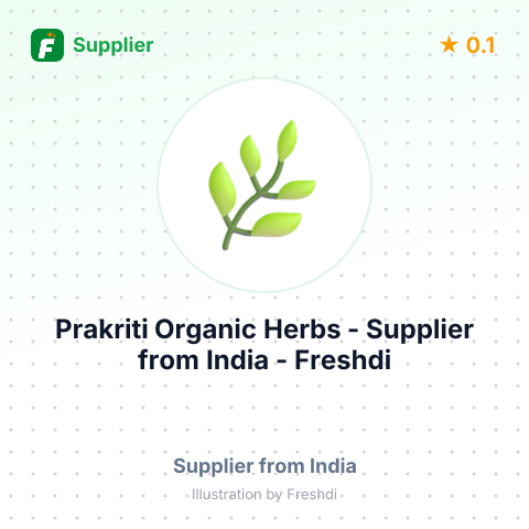 Prakriti Organic Herbs  – summary card, no photo uploaded yet