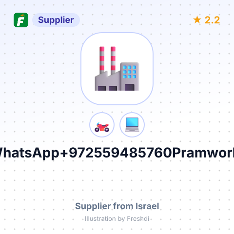 WhatsApp+972559485760Pramworld – summary card, no photo uploaded yet
