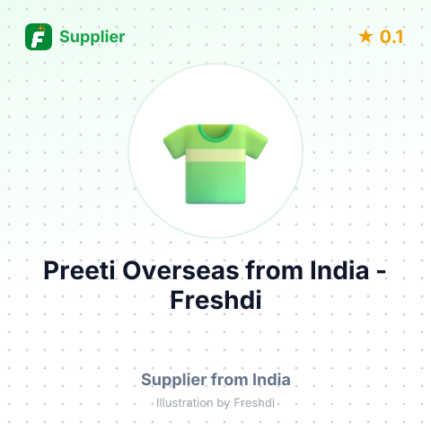 Preeti Overseas  – summary card, no photo uploaded yet