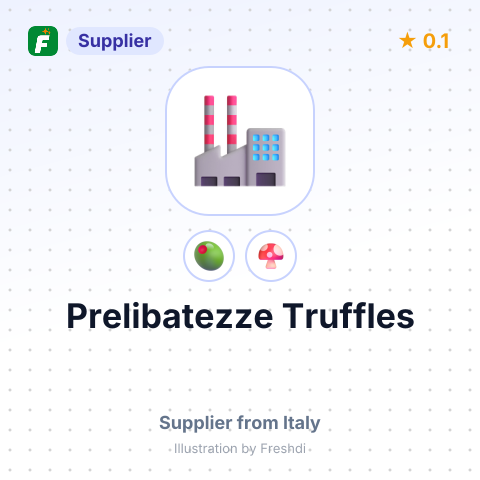 Prelibatezze Truffles – summary card, no photo uploaded yet