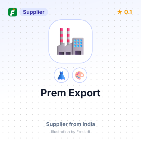 Prem Export – summary card, no photo uploaded yet