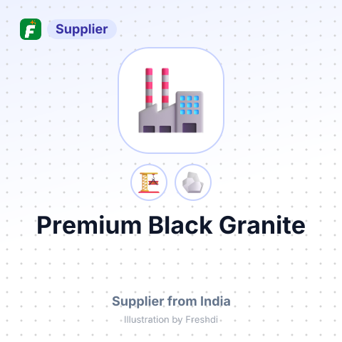 Premium Black Granite – summary card, no photo uploaded yet