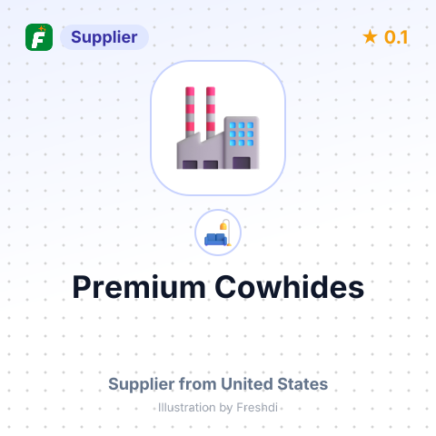 Premium Cowhides – summary card, no photo uploaded yet