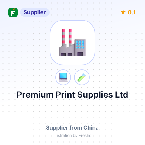 Premium Print Supplies Ltd – summary card, no photo uploaded yet