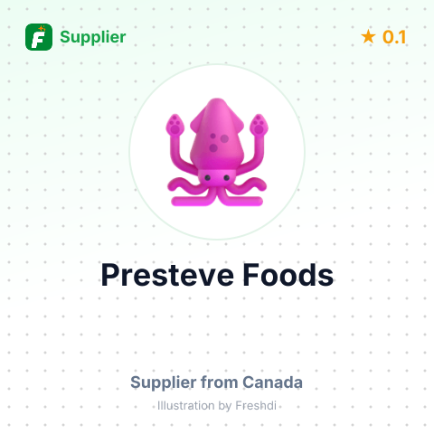 Presteve Foods  – summary card, no photo uploaded yet