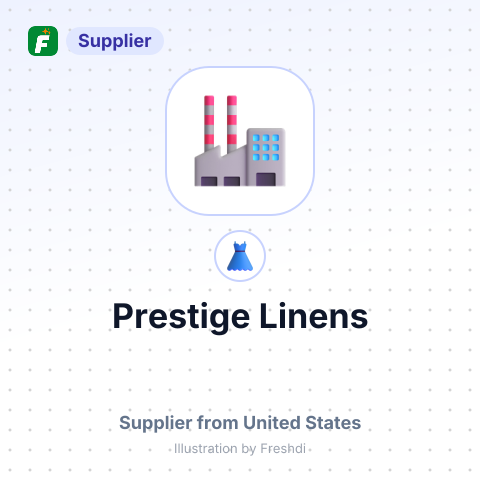 Prestige Linens – summary card, no photo uploaded yet