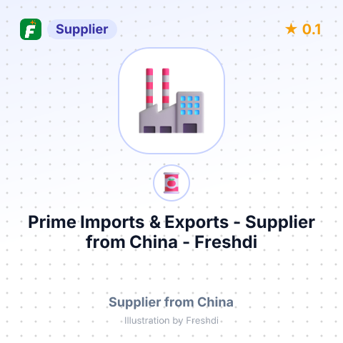 Prime Imports & Exports  – summary card, no photo uploaded yet