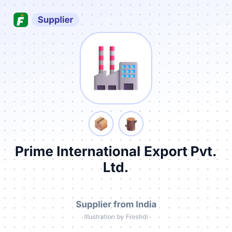 Prime International Export Pvt. Ltd. – summary card, no photo uploaded yet