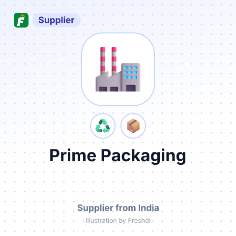 Prime Packaging – summary card, no photo uploaded yet