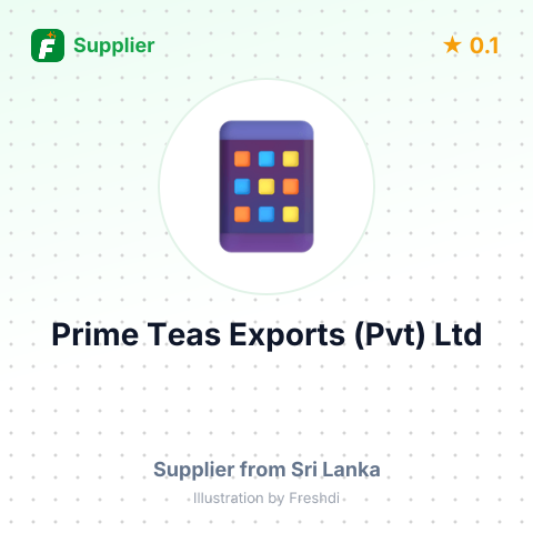 Prime Teas Exports (Pvt) Ltd  – summary card, no photo uploaded yet