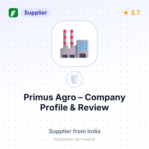 Primus Agro – summary card, no photo uploaded yet