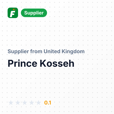 Prince Kosseh  – summary card, no photo uploaded yet
