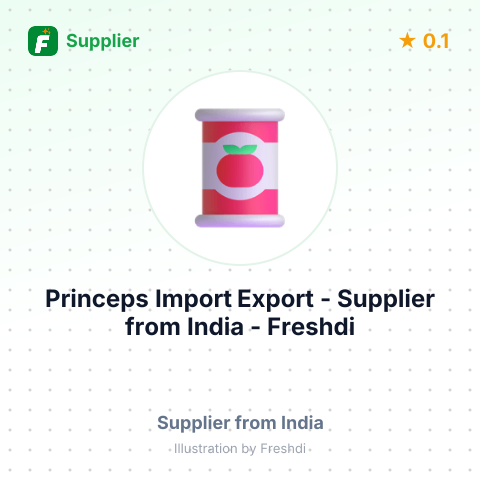 Princeps Import Export  – summary card, no photo uploaded yet
