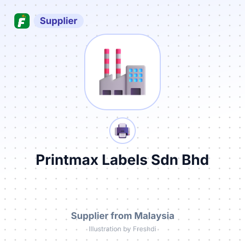 Printmax Labels Sdn Bhd – summary card, no photo uploaded yet