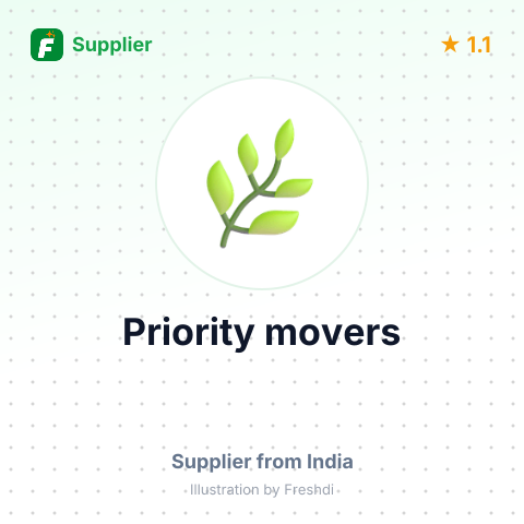 Priority movers – summary card, no photo uploaded yet
