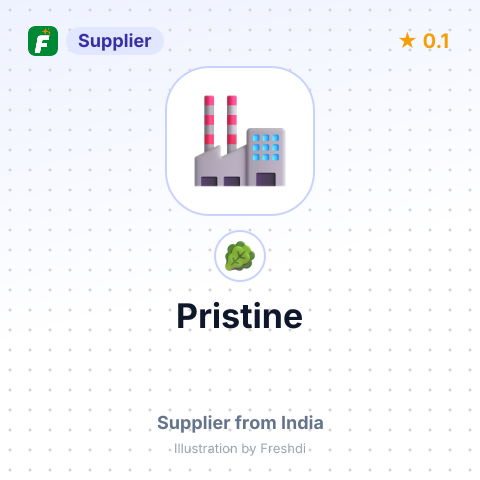 Pristine – summary card, no photo uploaded yet