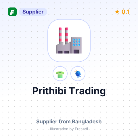 Prithibi Trading  – summary card, no photo uploaded yet