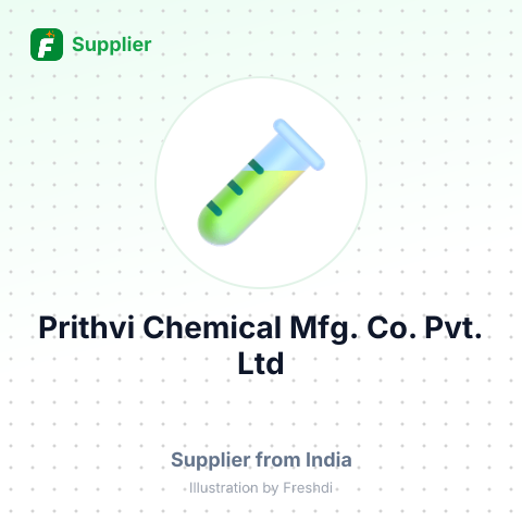 Prithvi Chemical Mfg. Co. Pvt. Ltd – summary card, no photo uploaded yet