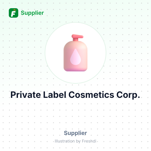 Private Label Cosmetics Corp. – summary card, no photo uploaded yet