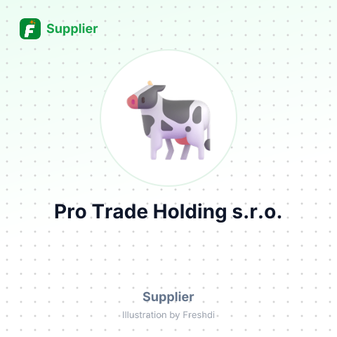 Pro Trade Holding s.r.o. – summary card, no photo uploaded yet