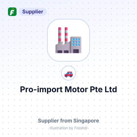 Pro-import Motor Pte Ltd – summary card, no photo uploaded yet