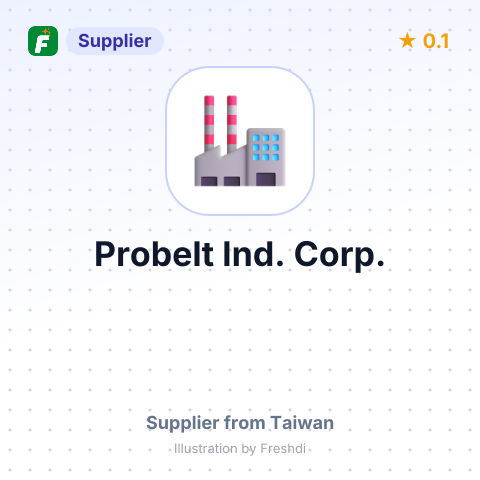 Probelt Ind. Corp. – summary card, no photo uploaded yet