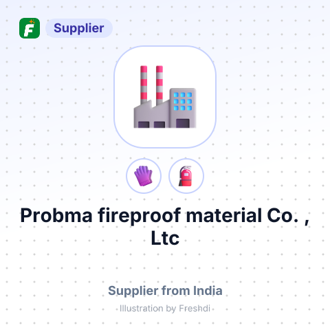 Probma fireproof material Co. , Ltc – summary card, no photo uploaded yet